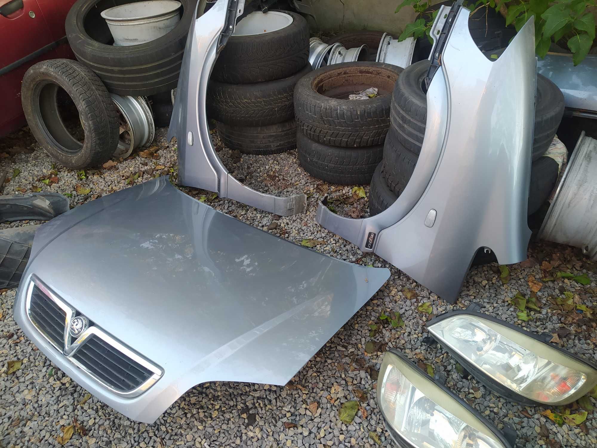 opel zafira a z161 przód zderzak maska błotnik pas przedni lampa