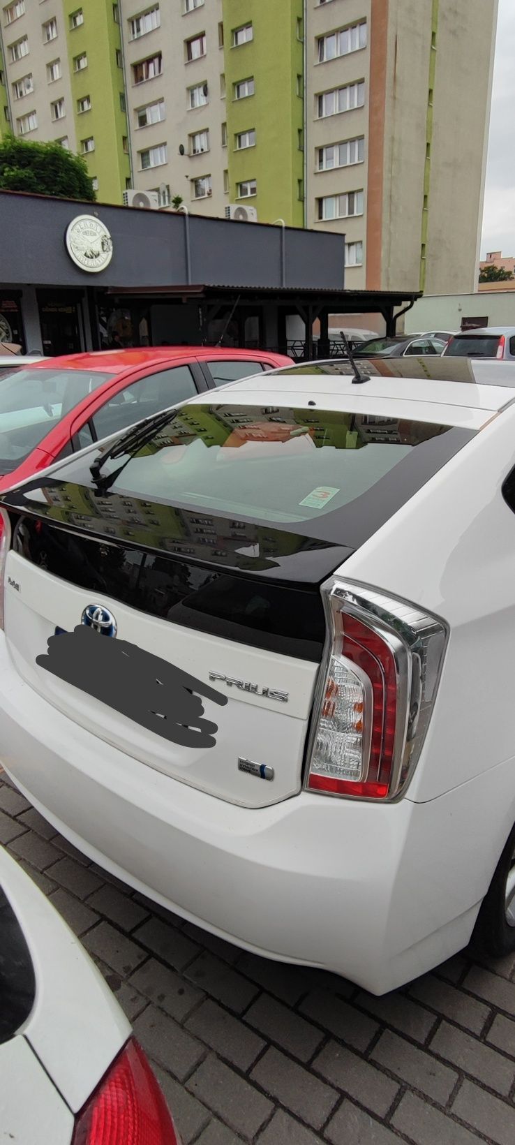 Toyota Hybryda Prius III rok 2014, dach panoramiczny, solary