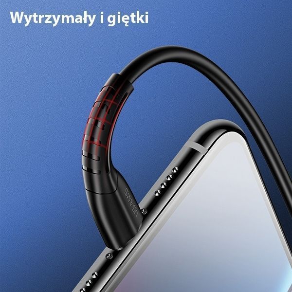 Kabel Usams U35 Microusb 2A Fast Charge 1M Czarny