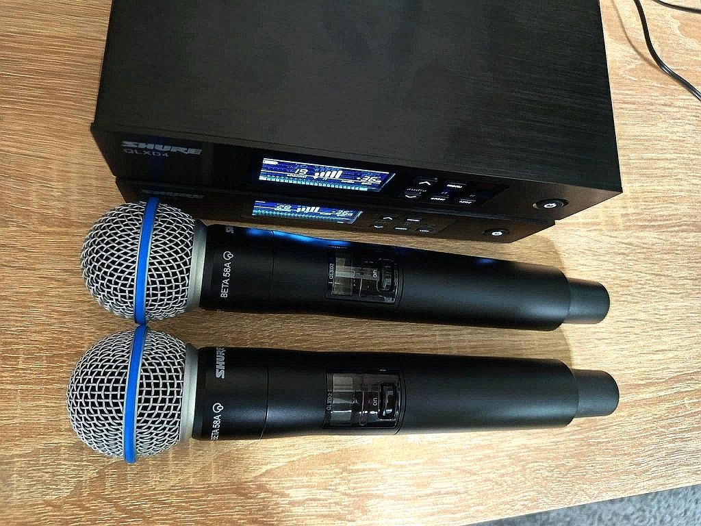 Mikrofon SHURE QLXD4 dla DJa konferansjera zespołu jak nowy