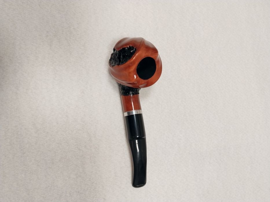 Fajka drewniana HANDMADE liść