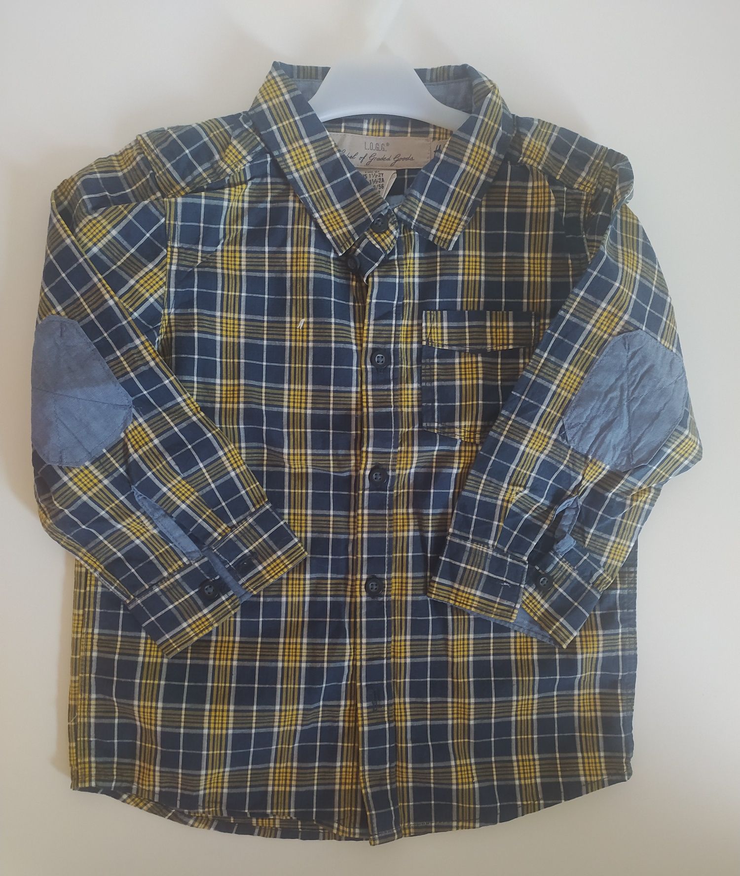Koszula dla chłopca w kratę łaty H&M 92