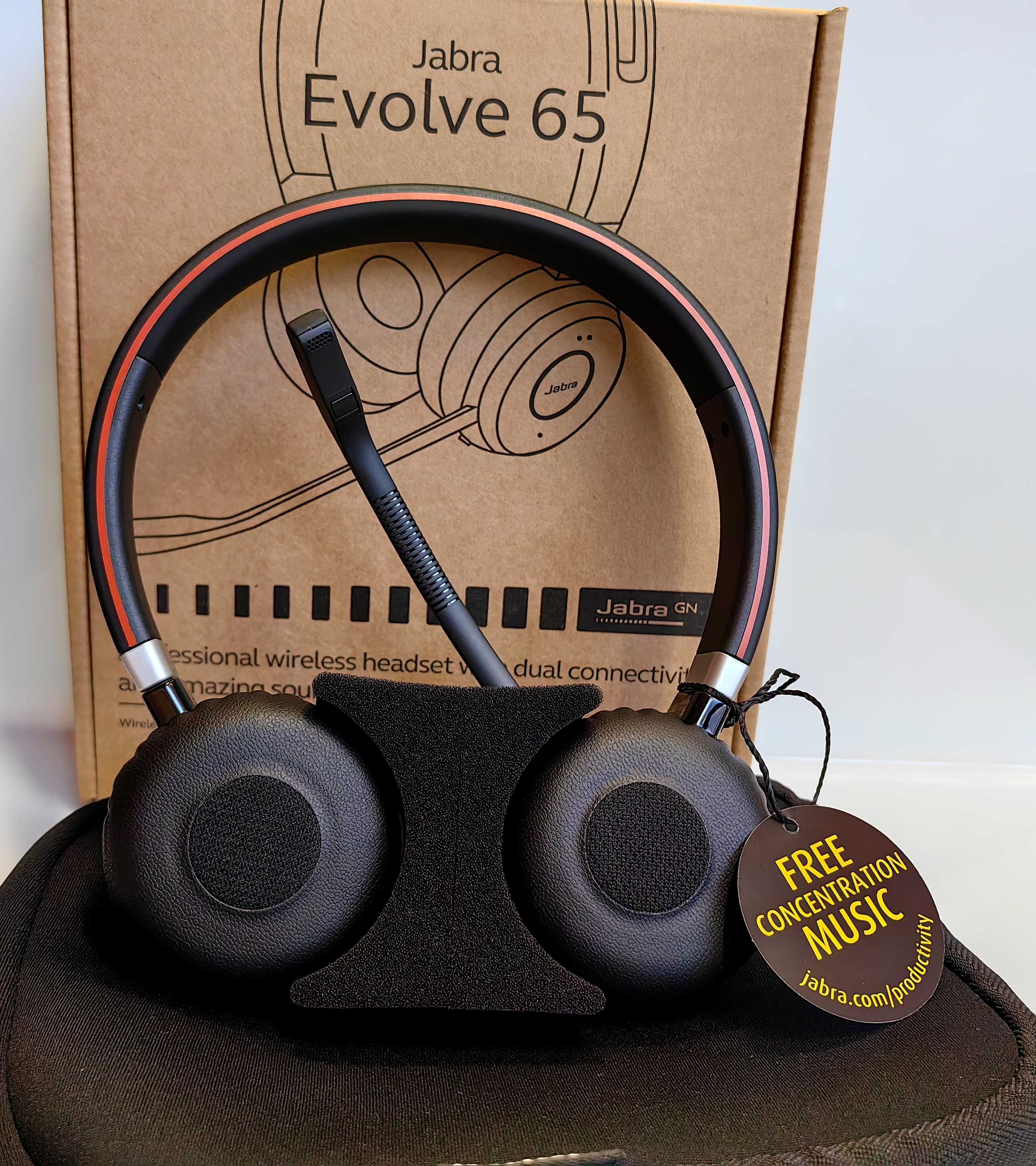 Słuchawki Bluetooth Jabra Evolve 65 SE Stereo duo USB-A NOWE GW 24 !