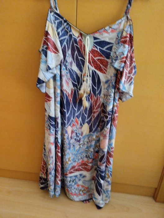 Vestido floral tamanho único