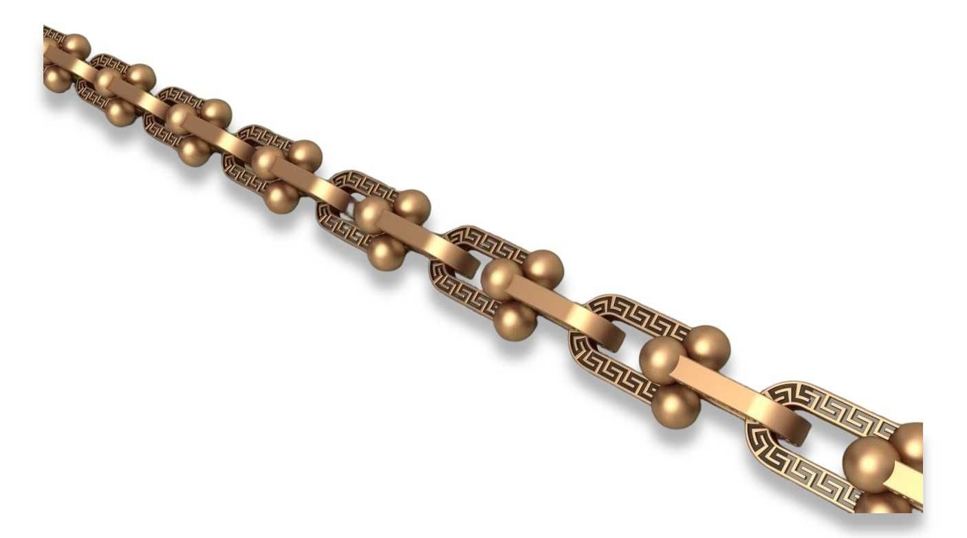 Złoty łańcuszek żółtego białego różowego 14k złota cgcc006 8mm Wrocław