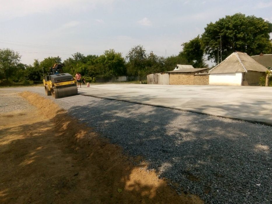 Укладка асфальта, асфальтирование, фрезерование асфальта