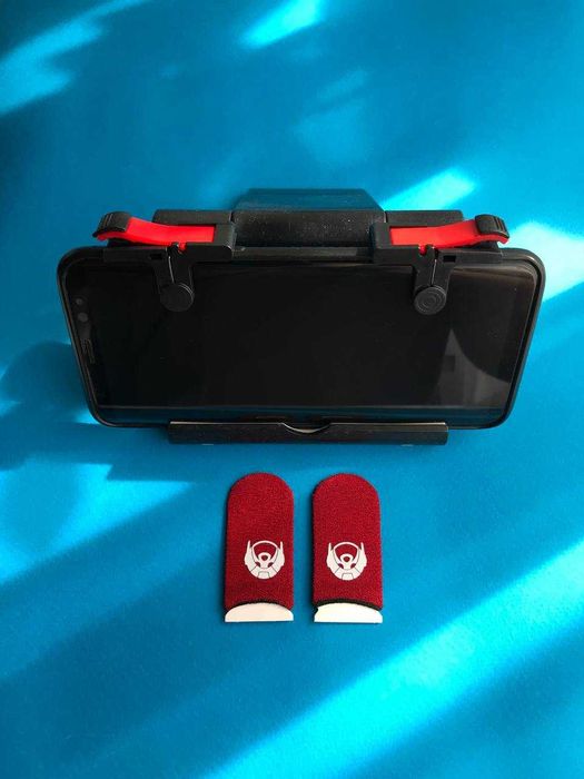 Сенсорні тригери та ігрові напальчники 2 шт. (1 пара) червоні