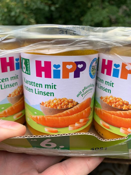 Обмен детское пюре Hipp на смесь или памперсы 4 - 5