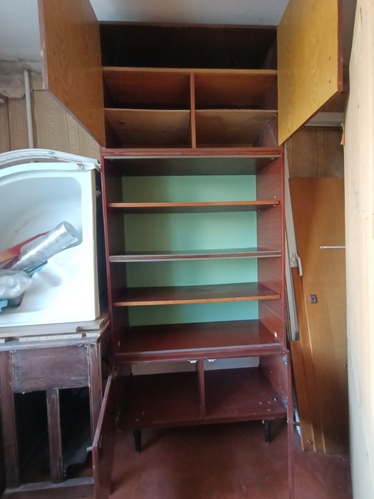 Шкаф книжный с антресолью