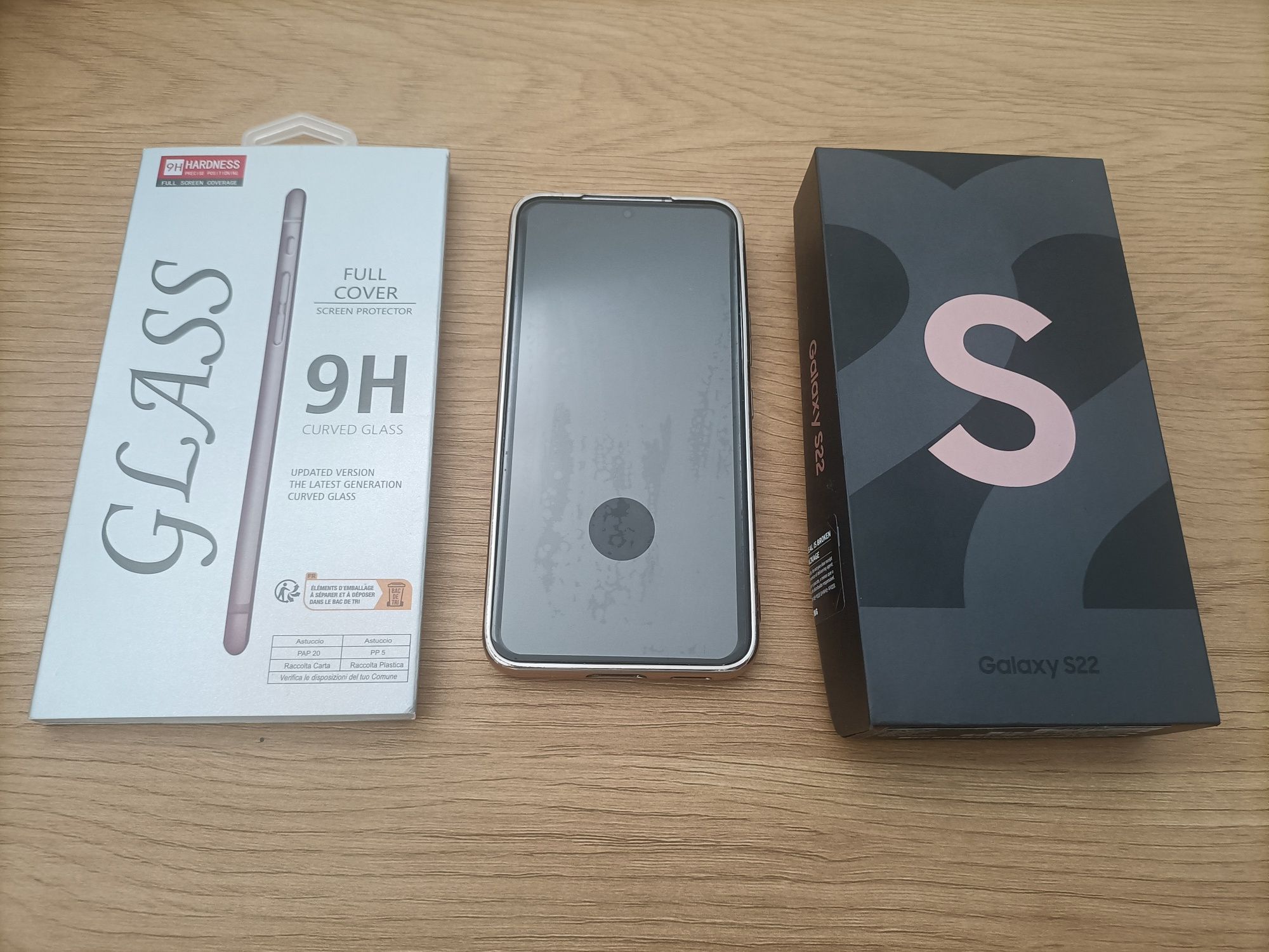 Samsung Galaxy S22 (Rosa Gold) + Extras