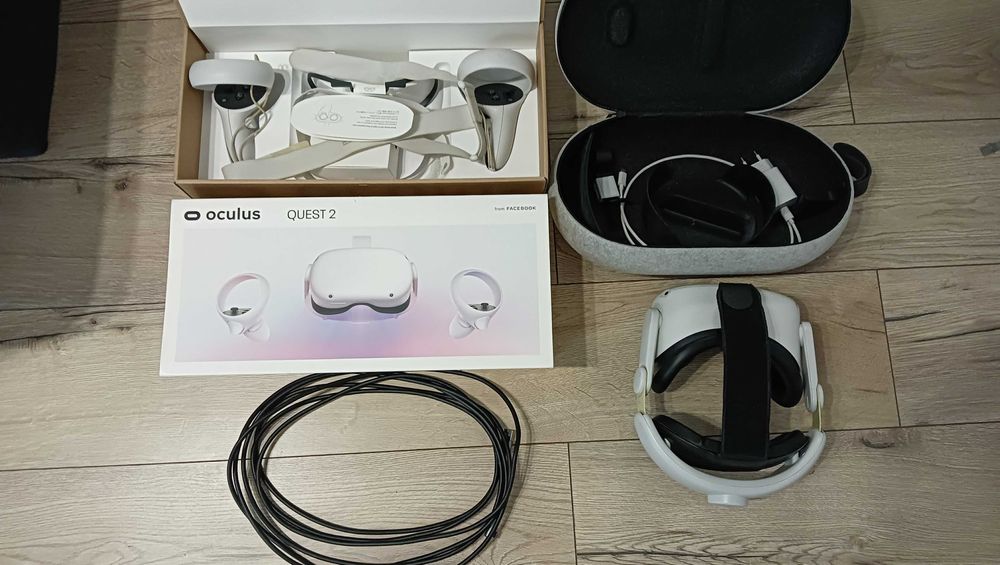 Oculus/Meta Quest 2 128 GB, Używane dobry stan + Dodatki w gratisie