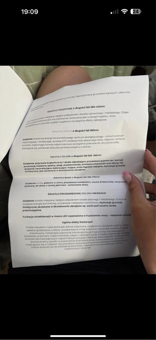 Maska ledowa do tearzy i szyi