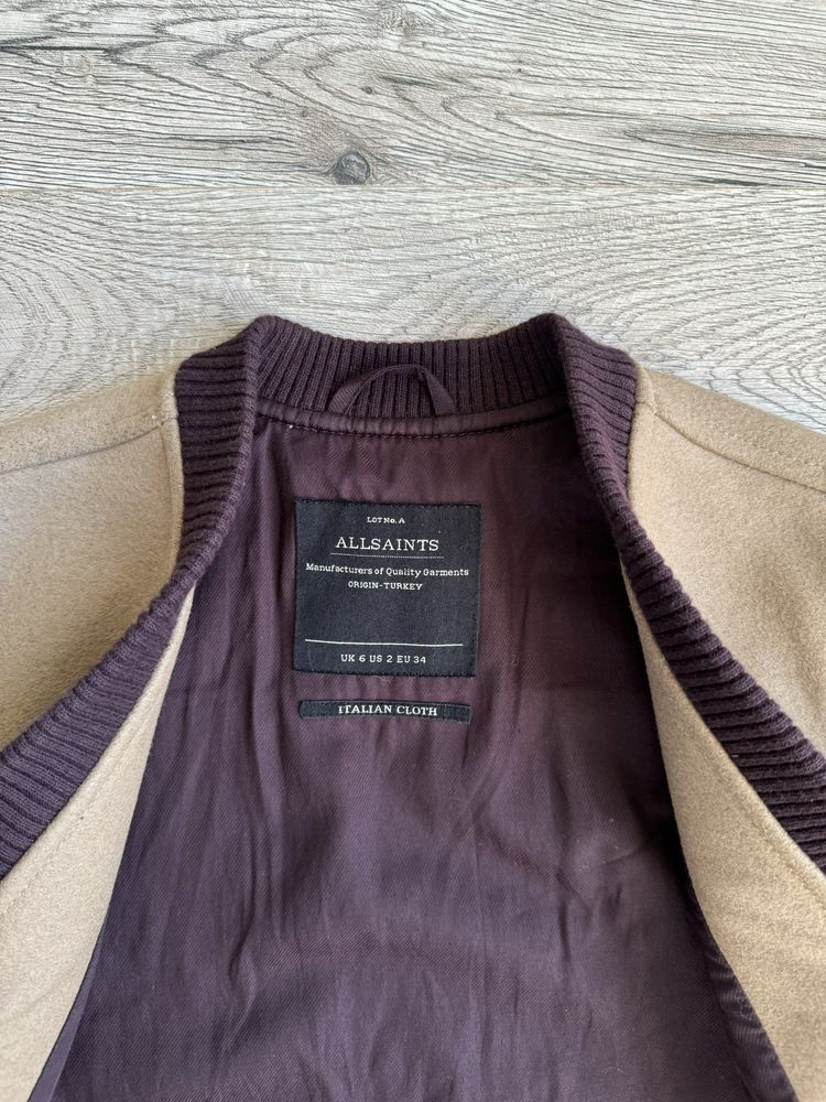 Бомбер харік allsaints wool women’s розмір S