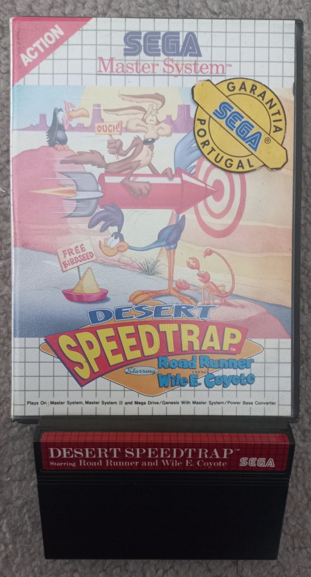 Master System jogo Desert SpeedTrap