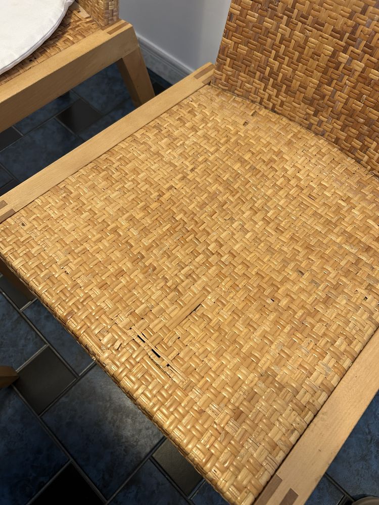 Krzesła kuchenne Ikea 4 szt. brązowe