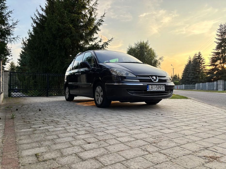 Peugeot 807 drugi własciciel, bogata wersja, alcantra, webasto, android, TV, CD