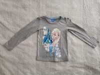 Szara bluzka z długim rękawem Elza Elsa Frozen Kraina Lodu Disney 122