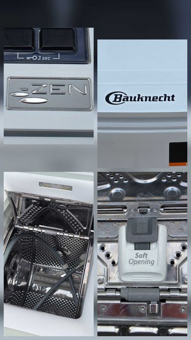 Pralka od góry Bauknecht 6kg,1200rpm, silnik ZEN, Soft Open, Freshfini