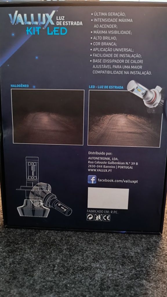 Lâmpadas Vallux LED H4