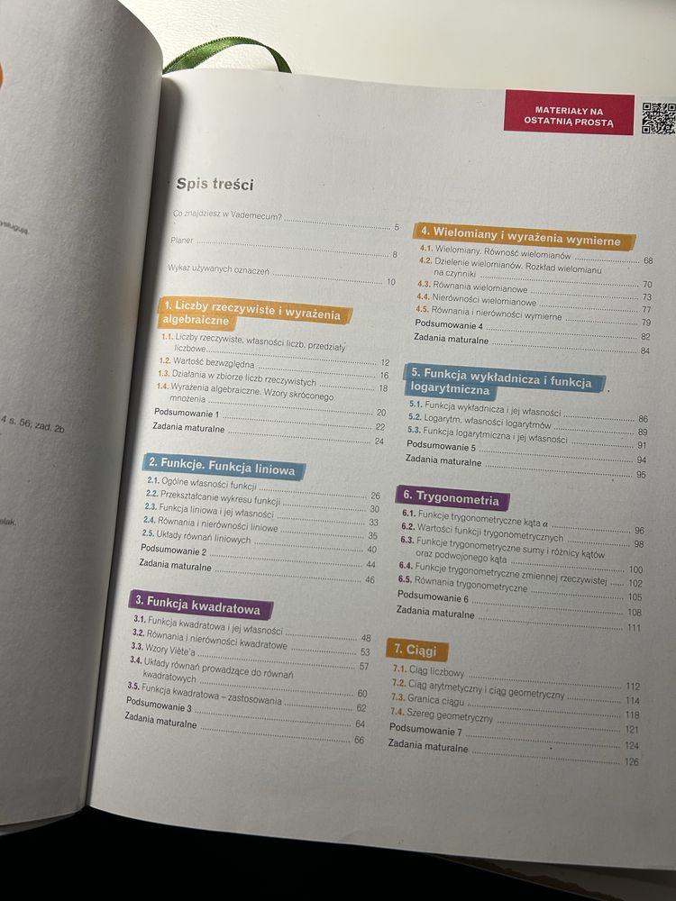 Vademecum Nowa teraz matura matematyka poziom rozszerzony