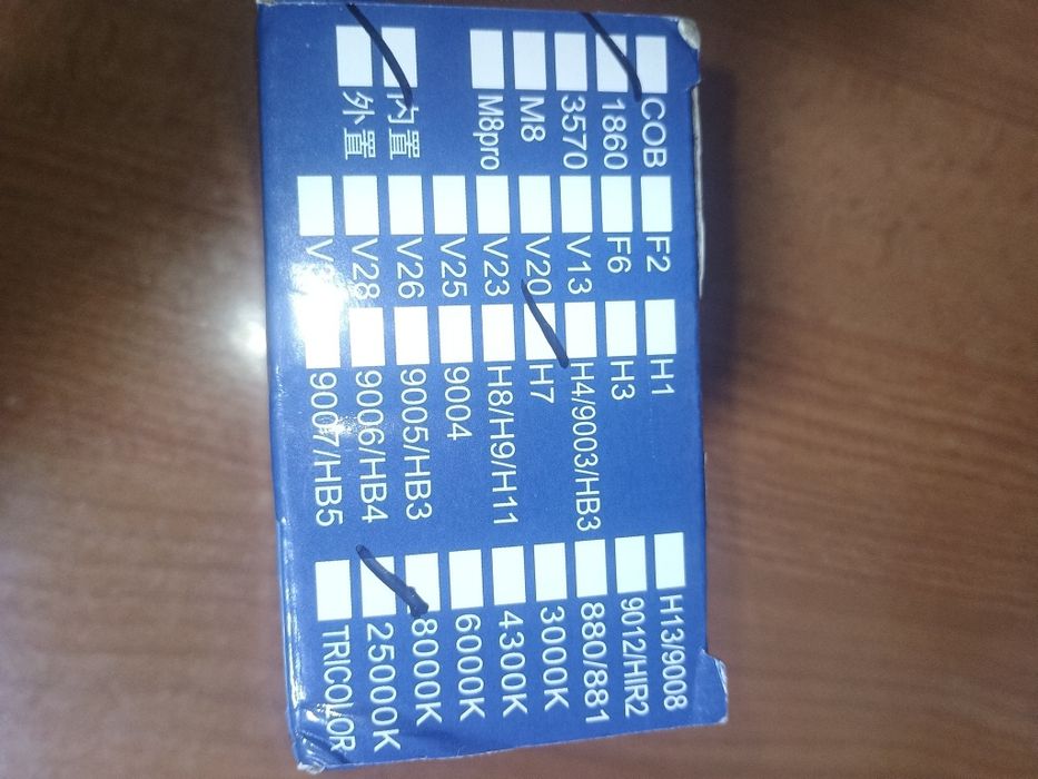 Нові LED лампи ERRUSON H7 (2 шт.)