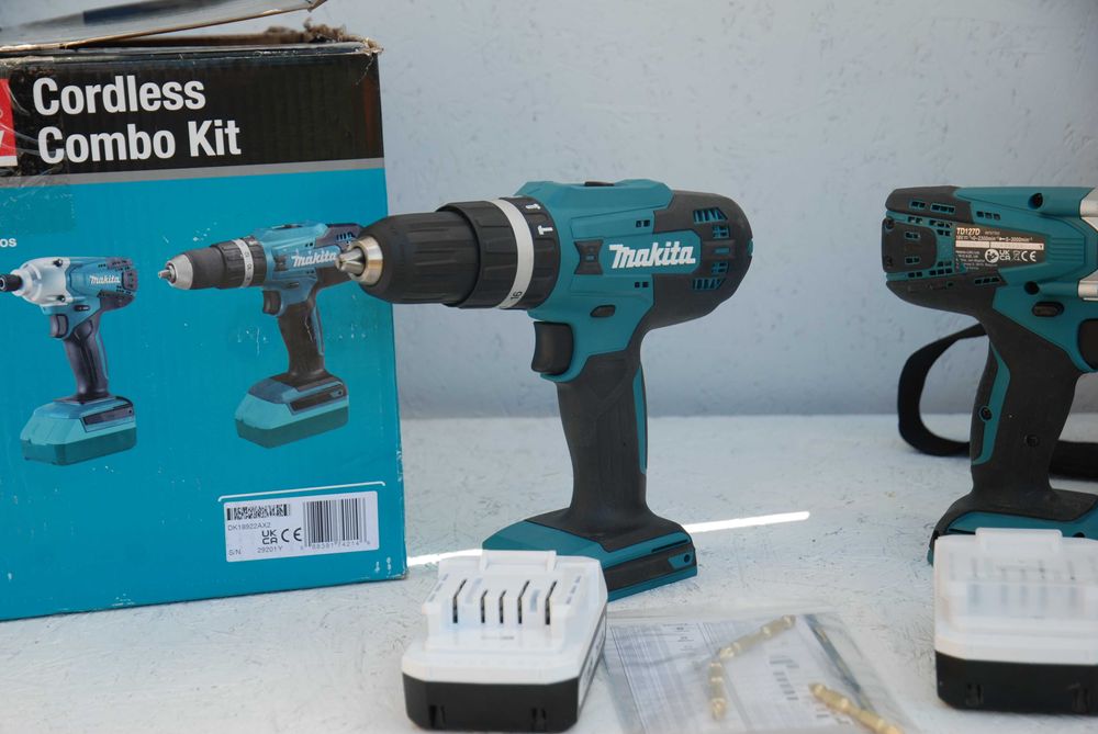 Zestaw wkrętarka + zakrętarka Makita 18 V