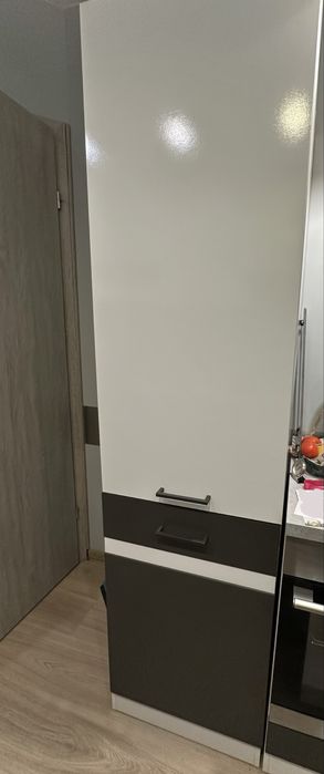 Szafka kuchenna wysoka Junona 50cm 195cm Black Red White BRW