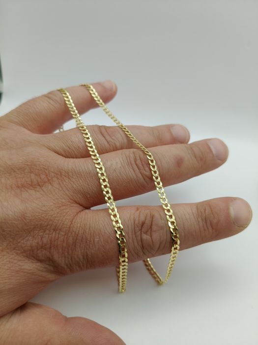 Złoty Łańcuszek Pancerka 50cm Pr.585 Nowy Zapraszamy