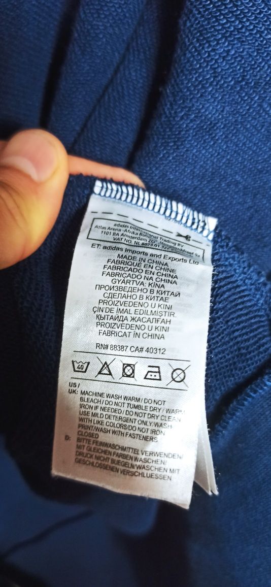 Зіп худі чоловічий Adidas розм L оригінал