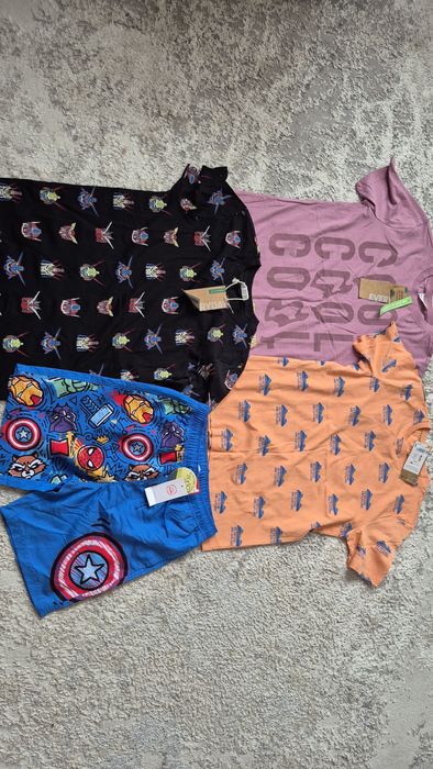 T-shirty Coccodrillo 158 szorty Smyk nowe