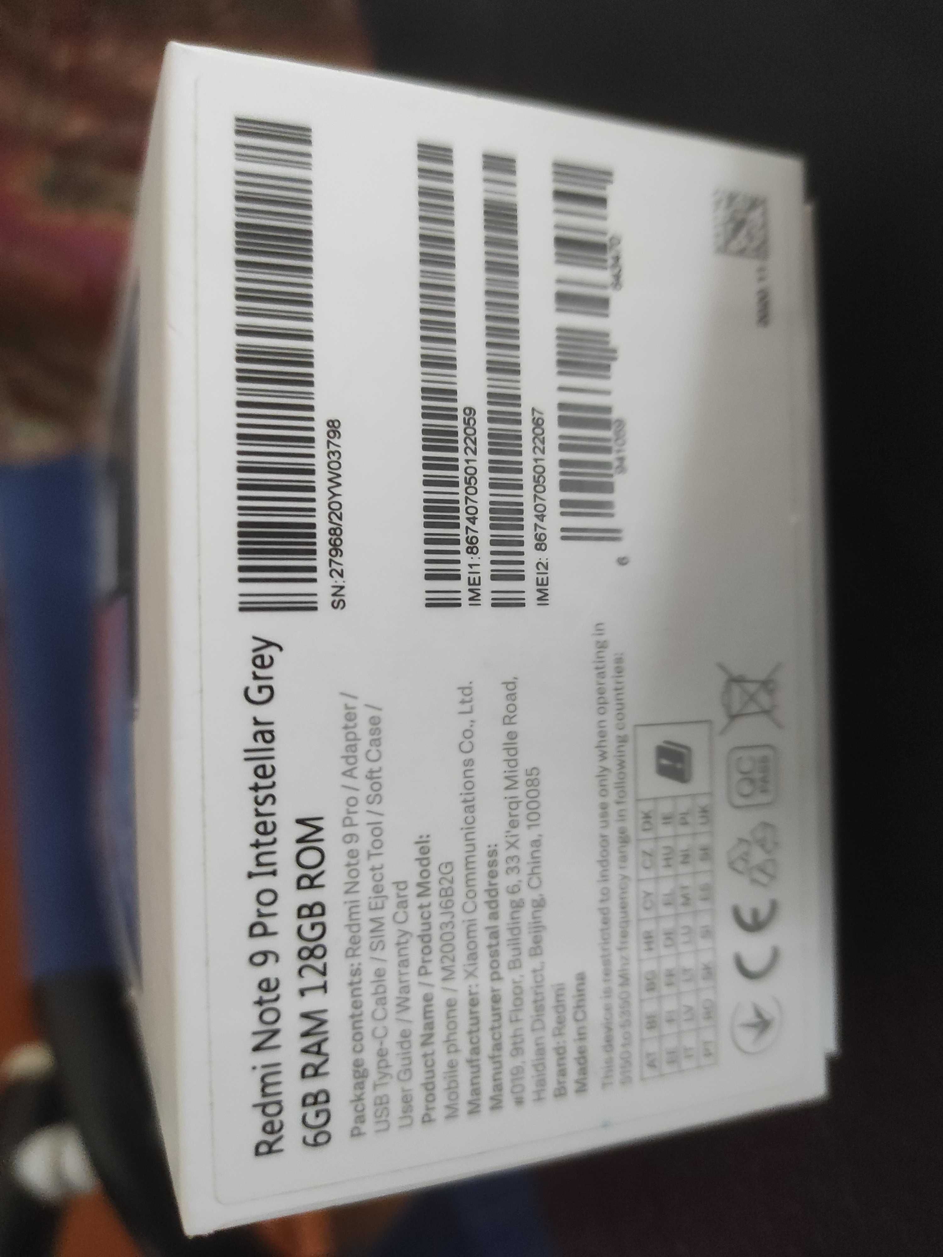 Smartphone Rdemi Note 9 PRO Interstellar Grey 6GB RAM 128GB ROM