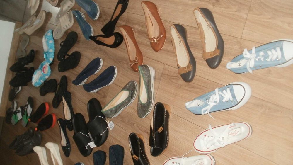 buty damskie, duży zestaw - nowe i używane