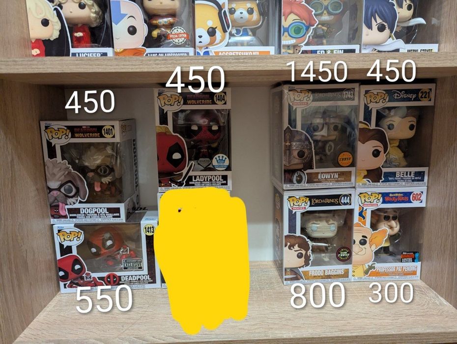 Funko pop anime, film, serial, animation, games