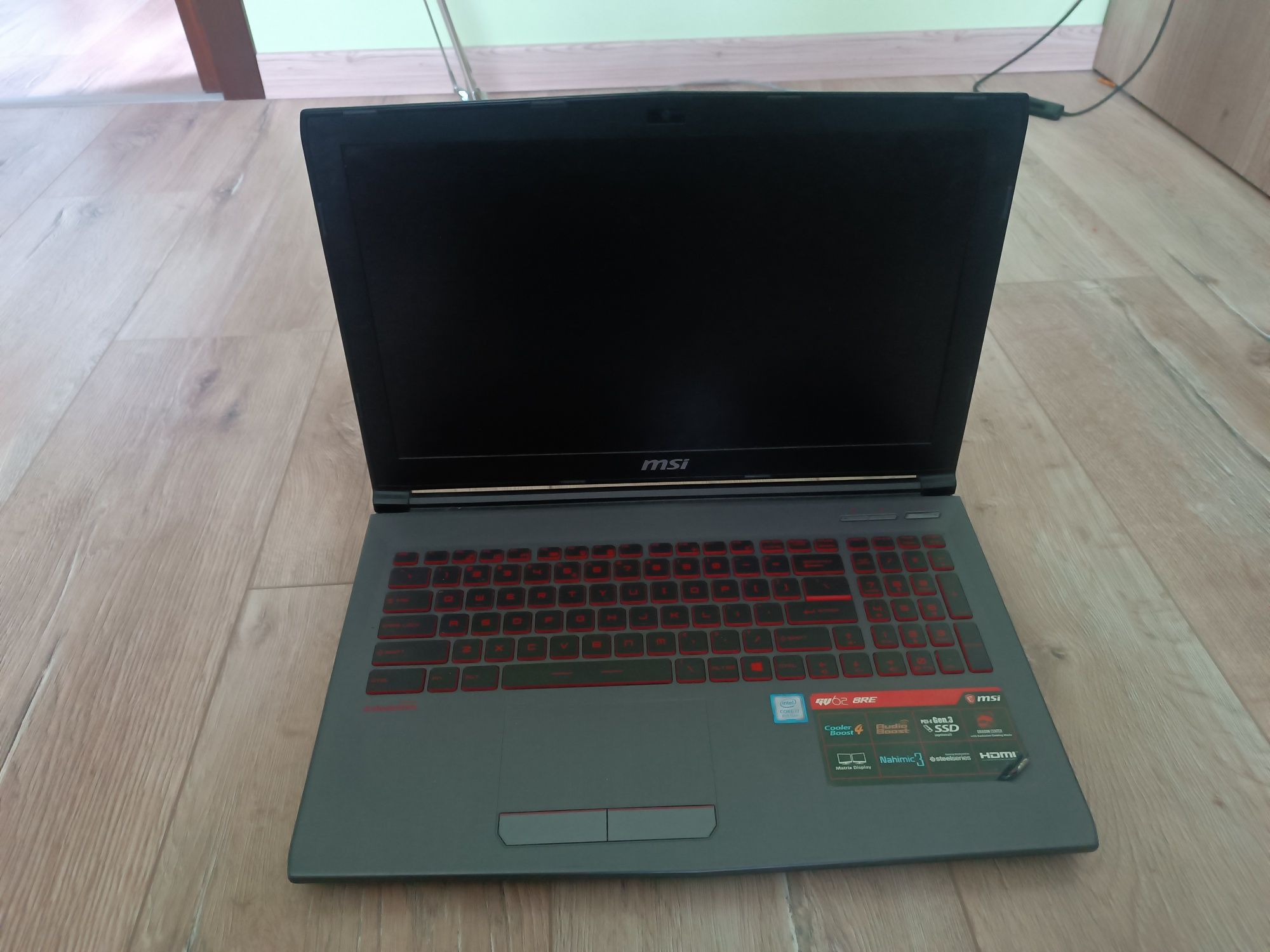 Laptop gamingowy od msi.

Specyfikacja

Procesor: i7 8700h
Karta grafi