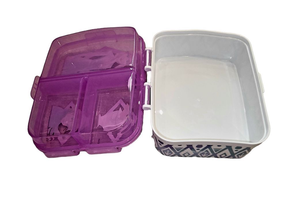 Frozen Pudełko Organizer  Lunchbox 4 Komory Xl Kraina Lodu