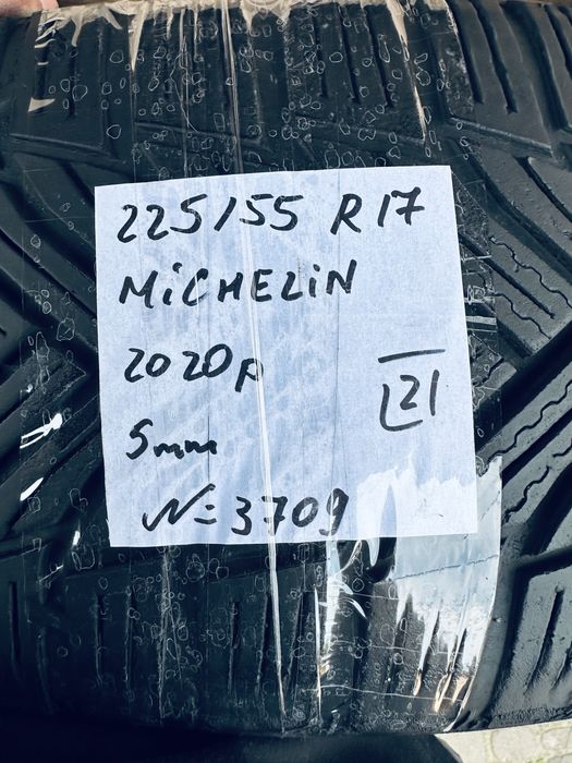 Шини зимові пара 225/55 R17 (101V) Michelin Alpin6