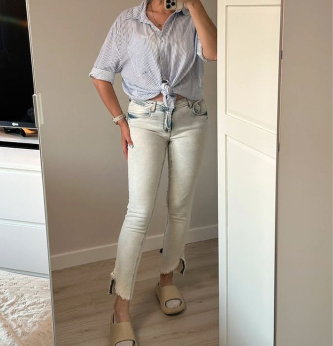 Paka spodnie rurki spodnie typu proste Zara S M