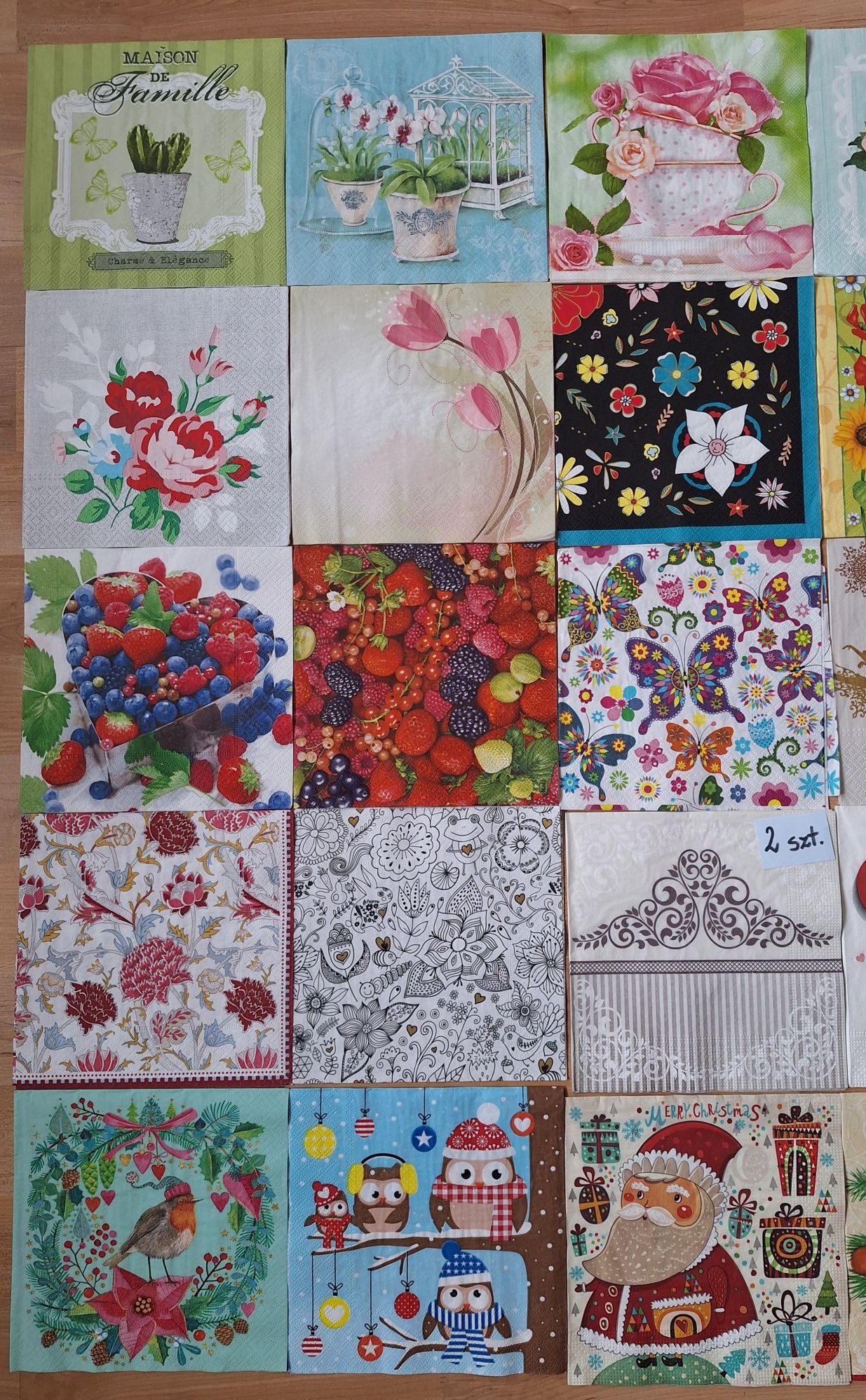 Duży zestaw do decoupage