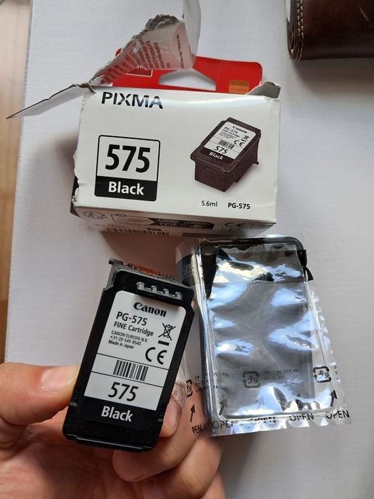 Cartrige kartridż canon pixma 575 czarny