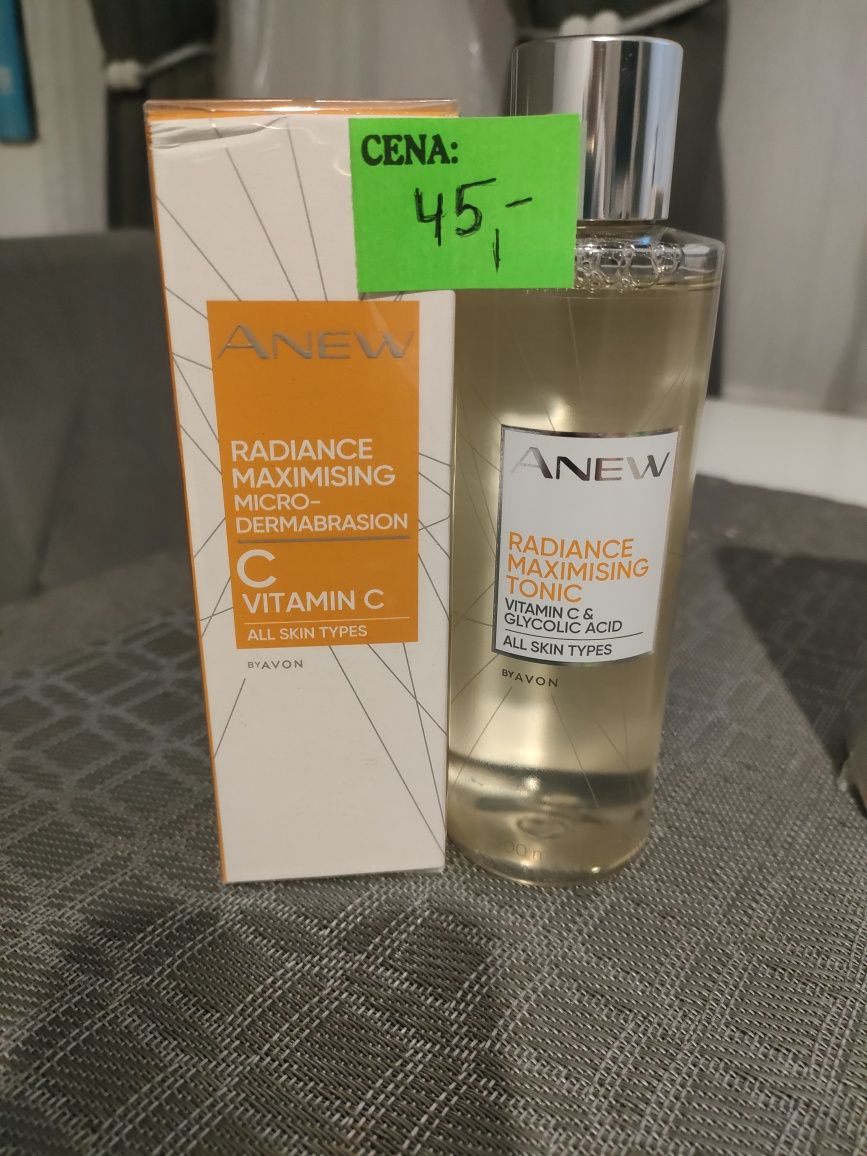 Zestaw Anew z wit. C - tonik + mikrodermabrazja