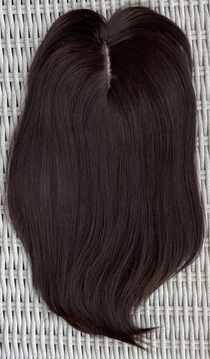 Premium Ultra włosy doczepiane, ciemny brąz, topper, tupet ( 419 )