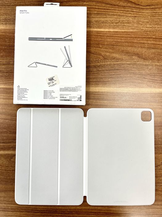 Apple Etui Smart Folio iPad Pro 11" (M4) Białe (MW973ZMA) oryginał PL