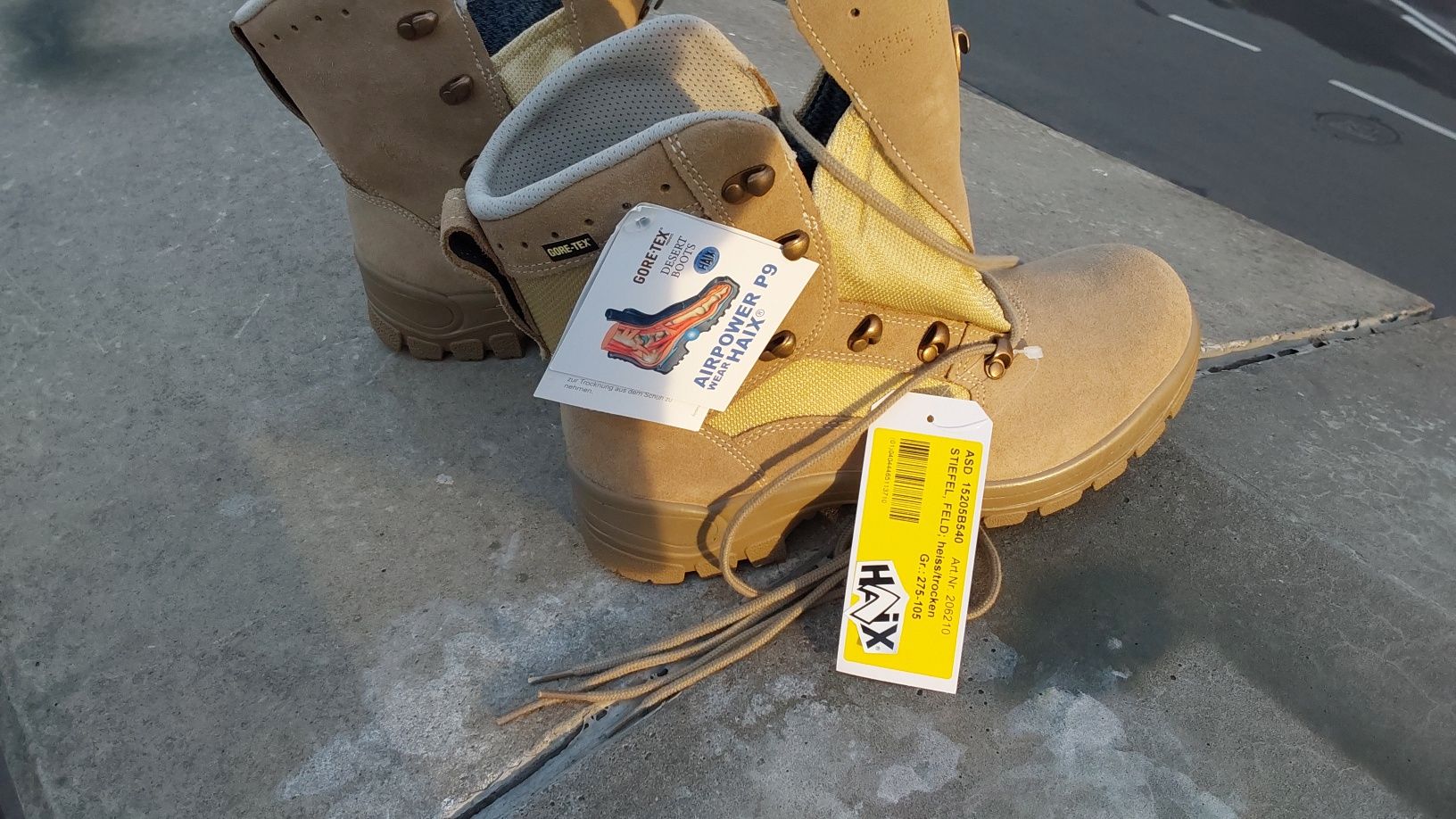 Берци Haix Airpower p9 Gore-Tex Desert Boots 275.105 нові стелька280мм