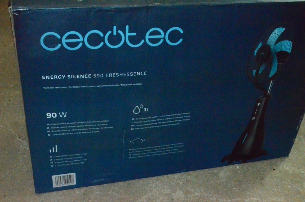 Wentylator podłogowy Cecotec EnergySilence 590 czarny