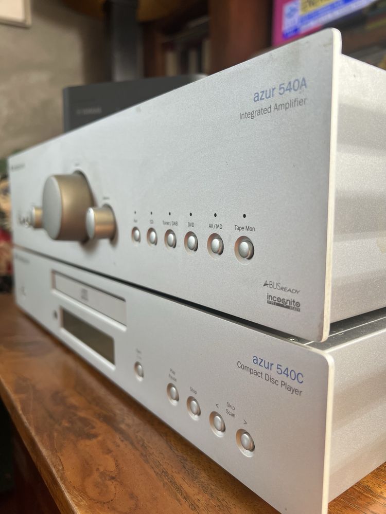 Cambridge Audio wzmacniacz Azur 540A i CD Azur 540C, stream MusicCast