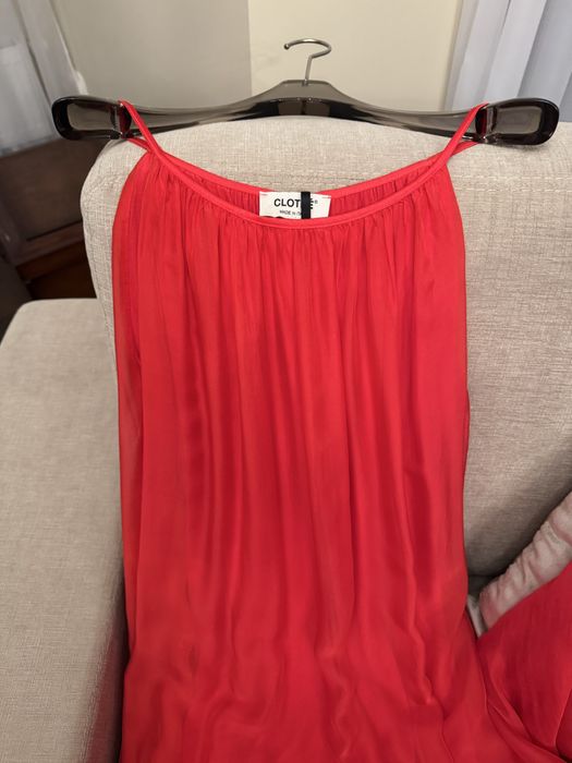 Червона сукня з накидкою CLOTHE Італія