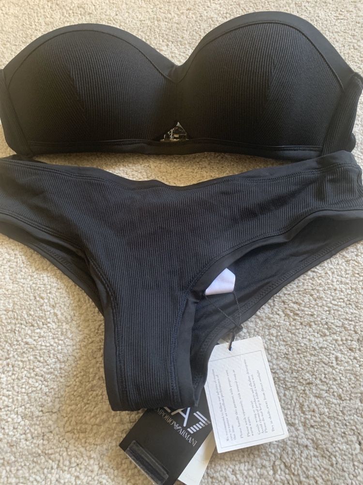 EA7 Emporio Armani strój kąpielowy bikini L nowy 2 częściowy