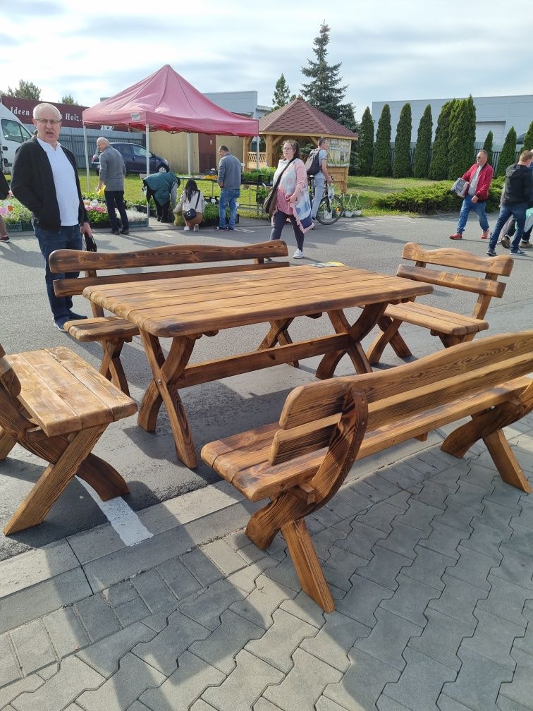 Meble ogrodowe ławki stół zestaw ogrodowy transport gratis!