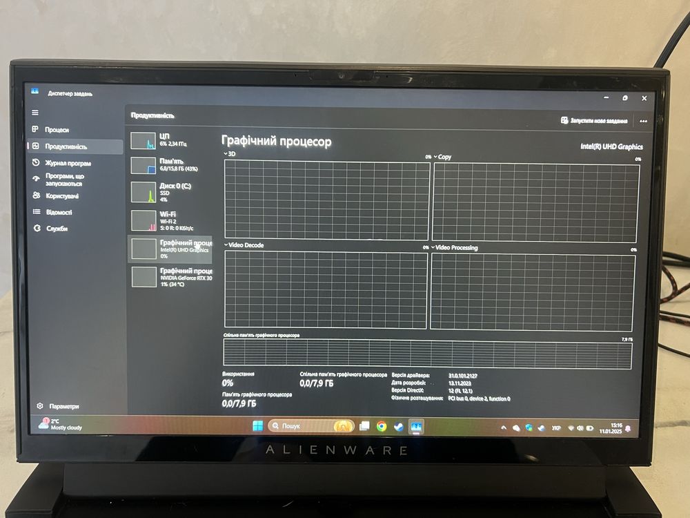 Ноутбук Alienware m15.