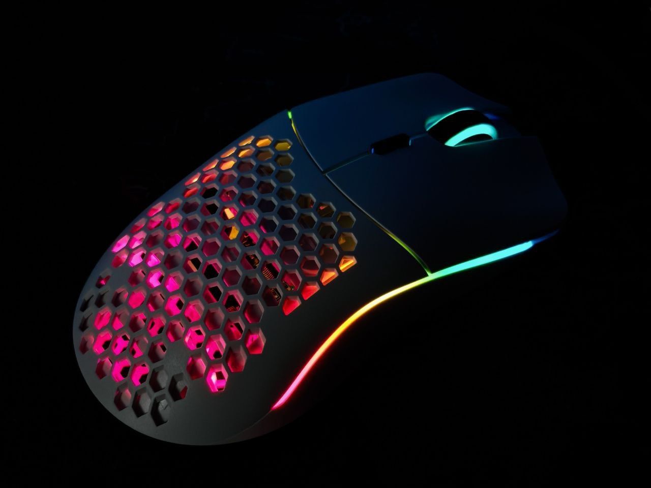 Миша -Миша для ПК- Комп'ютерна Мишка-Мышь Glorious Model O RGB USB Whi
